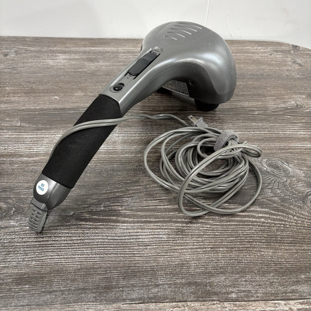Homedics Model PA-1 Dual Head Percussion Hand Held Massager Vibrator